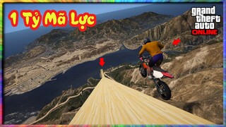 GTA5|Cho Xe Lên Siêu Dốc Và Mod 1 Tỷ Mã Lực Xem Nó Bay Xa Tới Đâu|Khôi Michael