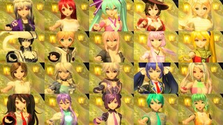 [60fps Full Compilation] Snowman -ft Project DIVA PC Characters
