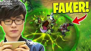 FAKER Plays WILD RIFT!! | WILD RIFT BEST MOMENTS & OUTPLAYS | LOL WILD RIFT FUNNY Moments