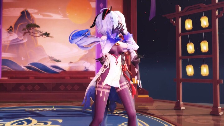 [Genshin Impact MMD/Action Distribution] Shenhe wants to be close to sister Ganyu!!!