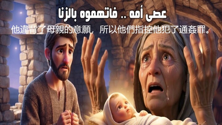 عصى أمه فاتهموه بالزنا