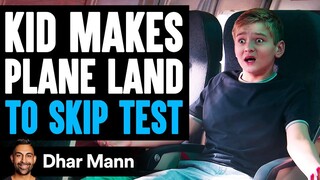 Mischief Mikey Ep 3: Kid Makes Plane Land To Skip Test | Dhar Mann Studios