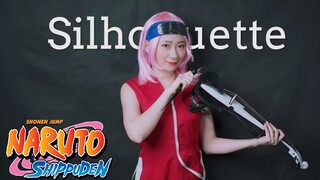 春野樱激燃演奏小提琴！火影忍者疾风传「Silhouette」黄品舒 Kathie Violin cover