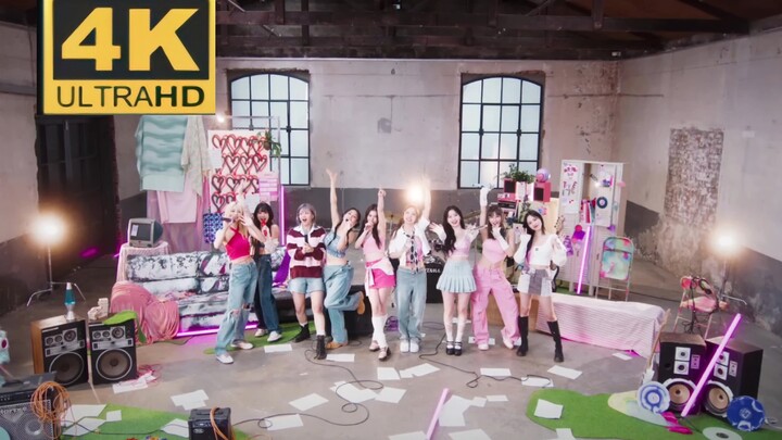 【4K 120 frame】【Efek Suara Stereo】MV super jernih nan mulus TWICE – “Queen of Hearts”.