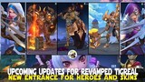 UPCOMING PROJECT NEXT UPDATE CURSED TIGREAL 2ND SKIN NEW HERO ENTRANCE UPDATE MOBILE LEGENDS UPDATE!