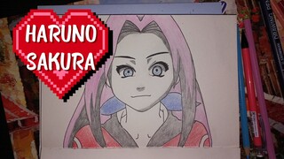 Menggambar Haruno Sakura