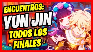 ENCUENTROS YUN JIN GENSHIN IMPACT (TODOS LOS FINALES, LOGROS Y RECOMPENSAS SIN SPOILERS)