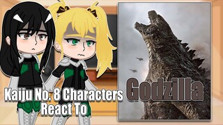Kaiju No:8 React To Godzilla [Godzilla x Kong] | Gacha Club | Full Video