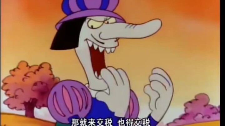The original version of Garfield’s famous tax payment scene, which is very popular recently, the mos