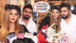 Rakhi Sawant REACTION On Adil Khan 🔥 At Nail Art Shop Opening