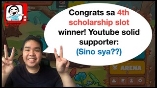 4th scholarship slot winner! | Axie Infinity | May next slot pa!