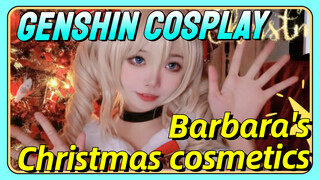 [Genshin  COSPLAY]  Barbara's Christmas cosmetics