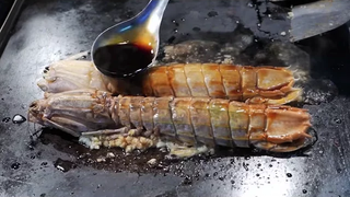 อาหารริมทางไต้หวัน - MANTIS SHRIMP Seafood Taiwan