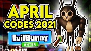 All "New [ Evil Bunny ] Update Working Codes 2021 in Roblox Bakon