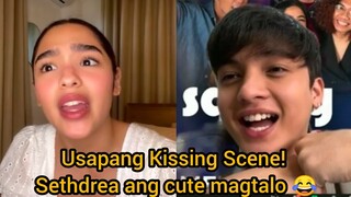 Usapang Kissing Scene Andrea Brillantes at Seth Fedelin di nagkasundo? Sethdrea may Payo sa botohan