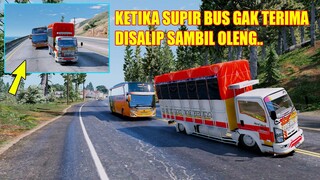 KEJAR KEJARAN TRUK VS BUS GAK TERIMA DISALIP