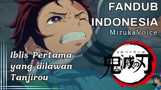 [ FANDUB INDO ] Lawan pertama Tanjirou ? - KIMETSU NO YAIBA ep 3