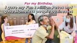 BIRTHDAY CHARITY - P1M Winner and Business for the homeless