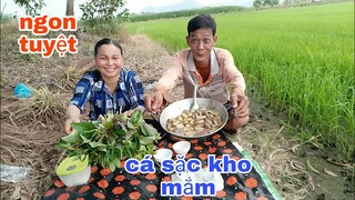 Tư Đi Thăm Lờ Dính Được Nhiều Cá Sặc Đem Kho Mắm Ngon Hết Sẩy