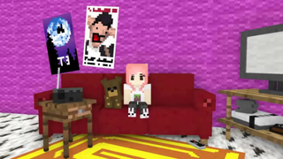 HEBI THỬ THÁCH 24 GIỜ CHẾ TẠO CÂY CẬY PHÉP THUẬT TRONG MINECRAFT_PANDA TROLL MỀU