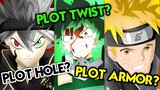 Apa sih Itu Plot Armor, Plot Hole dan Plot Twist yang sering kita dengar di komunitas Anime?