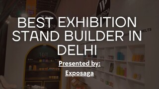Professional Exhibition Stand Builder in Delhi for Brands & Exhibitors