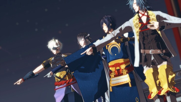 [Touken Ranbu MMD] In order to save their aunt's wallet, the five swordsmen decided to become idols