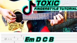(BoyWithUke) TOXIC - Guitar Fingerstyle | Tabs + Chords