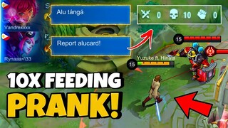 YUZUKE 10X FEEDING PRANK! | TEAM TRASHTALK ME REALLY HARD! | WHAT HAPPENS NEXT WILL SHOCK YOU!!! 😱