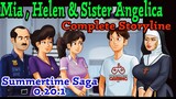 Mia,Helen & Sister Angelica Full Walkthrough | Summertime saga 0.20.1 | Complete Storyline
