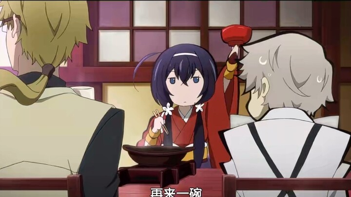 Bungo Stray Dog: The admission requirement for the Armed Detective Agency is that you can eat, right