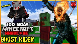 SongFish Tóm Tắt 100 Ngày Sinh Tồn Ma Tốc Độ Ghots Rider Minecraft Siêu Khó