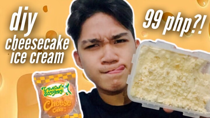 DIY LEMON SQUARE CHEESECAKE ICE CREAM (99 PHP ONLY!) | Marcus Chleone