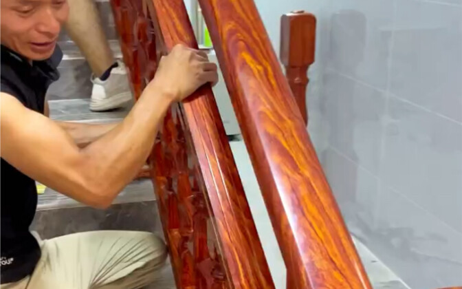 Installation of All-Aluminum Stair Handrails