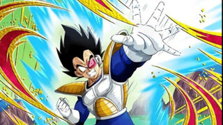 Vegeta memakan kacang Senzu, dan kekuatan tempurnya mencapai 60.000, 30.000 lebih rendah dari Goku.
