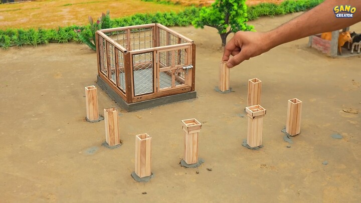 Mini Brick Cow Shower with Full Water Supply   Village Construction Project