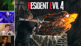 Resident Evil 4 Remake, Streamers Funny/Entertaining Moments Compilation Part 5 (Funny Moments)
