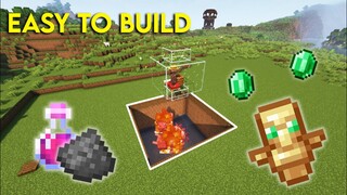 Minecraft Raid Farm 1.19 Easy and Compact Design