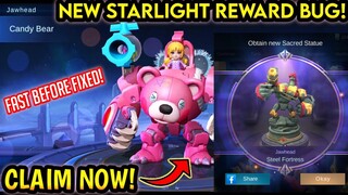 NEW BUG! FREE JAWHEAD STARLIGHT REWARD SACRED STATUE (CLAIM IT NOW) - MOBILE LEGENDS