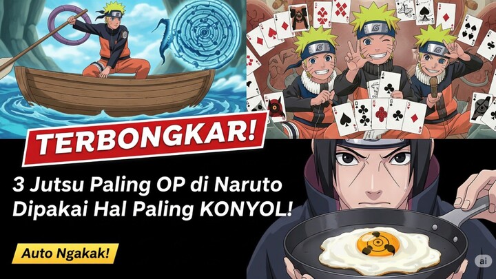 DI LUAR NURUL! Ini Dia 3 Jutsu Kuat Di Naruto Yang Digunakan Untuk Hal PALING TIDAK GUNA!