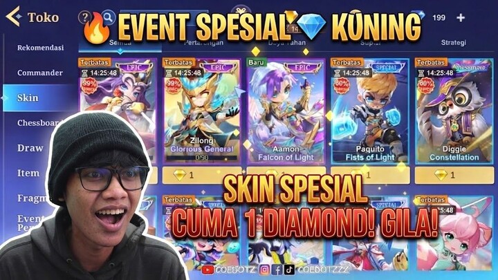 Borong Semua Skin Impian! Belanja Segenap Hati Pakai Diamond Kuning S7 Magic Chess GO:GO