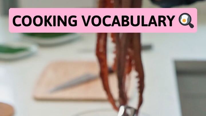 Cooking Vocabulary 🧑‍🍳 Follow for more English lessons!
