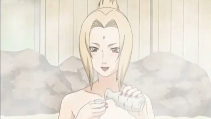Scene Tsunade Mandi Air Hangat