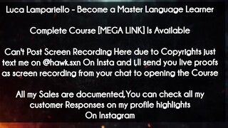 Luca Lampariello course  - Become a Master Language Learner download