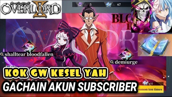 Gacha Banner Collab Overlord Tensura king of Monster