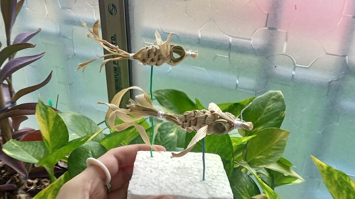 I Turned Dried Corn Husk Into a Dragonfly 🌾🐉