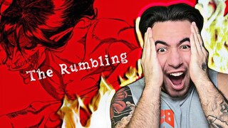 Rapper Reacts to ATTACK ON TITAN "The Rumbling" (FULL VERSION !?!?)