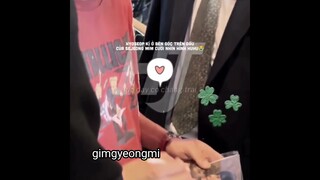 Hyoseop smiled after receiving Nick and Judy dolls. 👀🦊🐰😆🤣#Hong Kong #Ahnhyoseop #Hyojeong 💏💫🔐💕🍀