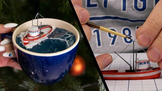 How to make a Cup of sea // 5 min AMAZING Ideas craft