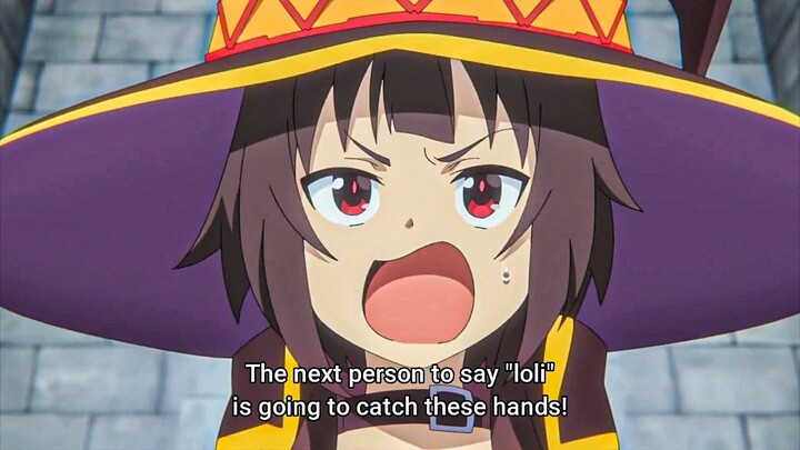Megumin didn't like being called lolicious! | Kono Subarashii Sekai ni Bakuen Wo